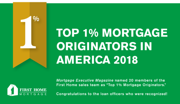 Top Loan Originators in the Country 2018- Mortgage Executive Magazine