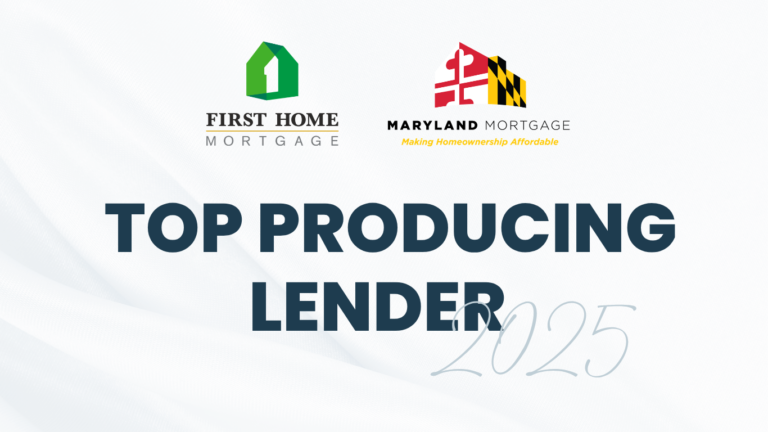 First Home Mortgage Recognized as a Top Performer by the Maryland Mortgage Program